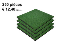 Charger l'image dans la galerie, Dalles de Multiplay - 50x50x3cm – standard granulat -  fitness - 250 piéces