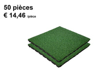 Charger l'image dans la galerie, Dalles de Multiplay - 50x50x3cm – standard granulat -  fitness - 50 piéces
