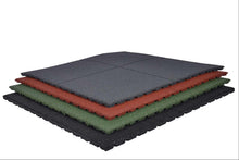 Charger l'image dans la galerie, Dalles de caoutchouc – 100x100x2,5cm – standard granulat - jardin - 50 piéces