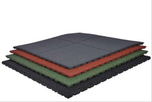 Charger l'image dans la galerie, Dalles de caoutchouc – 100x100x3cm – standard granulat - jardin - 250 piéces