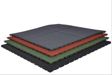 Charger l'image dans la galerie, Dalles de caoutchouc – 100x100x3cm – standard granulat - jardin - 50 piéces