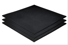Charger l'image dans la galerie, Dalles de caoutchouc – noir - 100x100x1,5cm – fine granulat - fitness - 100 piéces