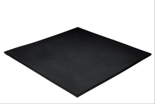 Charger l'image dans la galerie, Dalles de caoutchouc – noir - 100x100x1,5cm – fine granulat - fitness - 10 piéces