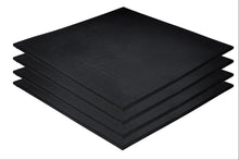 Charger l'image dans la galerie, Dalles de caoutchouc – noir - 100x100x1,5cm – fine granulat - fitness - 250 piéces