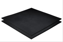 Charger l'image dans la galerie, Dalles de caoutchouc – noir - 100x100x1,5cm – fine granulat - fitness - 50 piéces