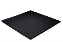 Charger l'image dans la galerie, Dalles de caoutchouc – noir - 100x100x2cm – fine granulat - fitness - 10 piéces