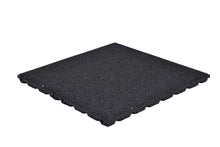 Charger l'image dans la galerie, Dalles de caoutchouc – noir - 50x50x2,5cm – standard granulat - jardin Nouveau