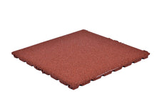 Charger l'image dans la galerie, Dalles de caoutchouc – rouge - 50x50x3cm – standard granulat -  jardin Nouveau