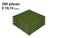 Charger l'image dans la galerie, Dalles de gazon synthétique - 50x50x3 cm - jardin - 250 pièces